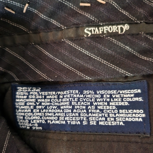 Stafford Formal Wear Blazer & Pants - Picture 8 of 9